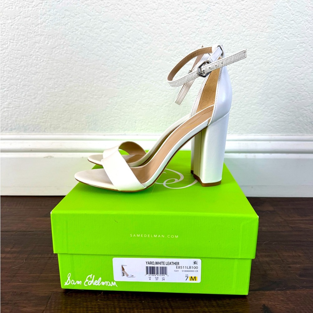 Sam Edelman White Heels